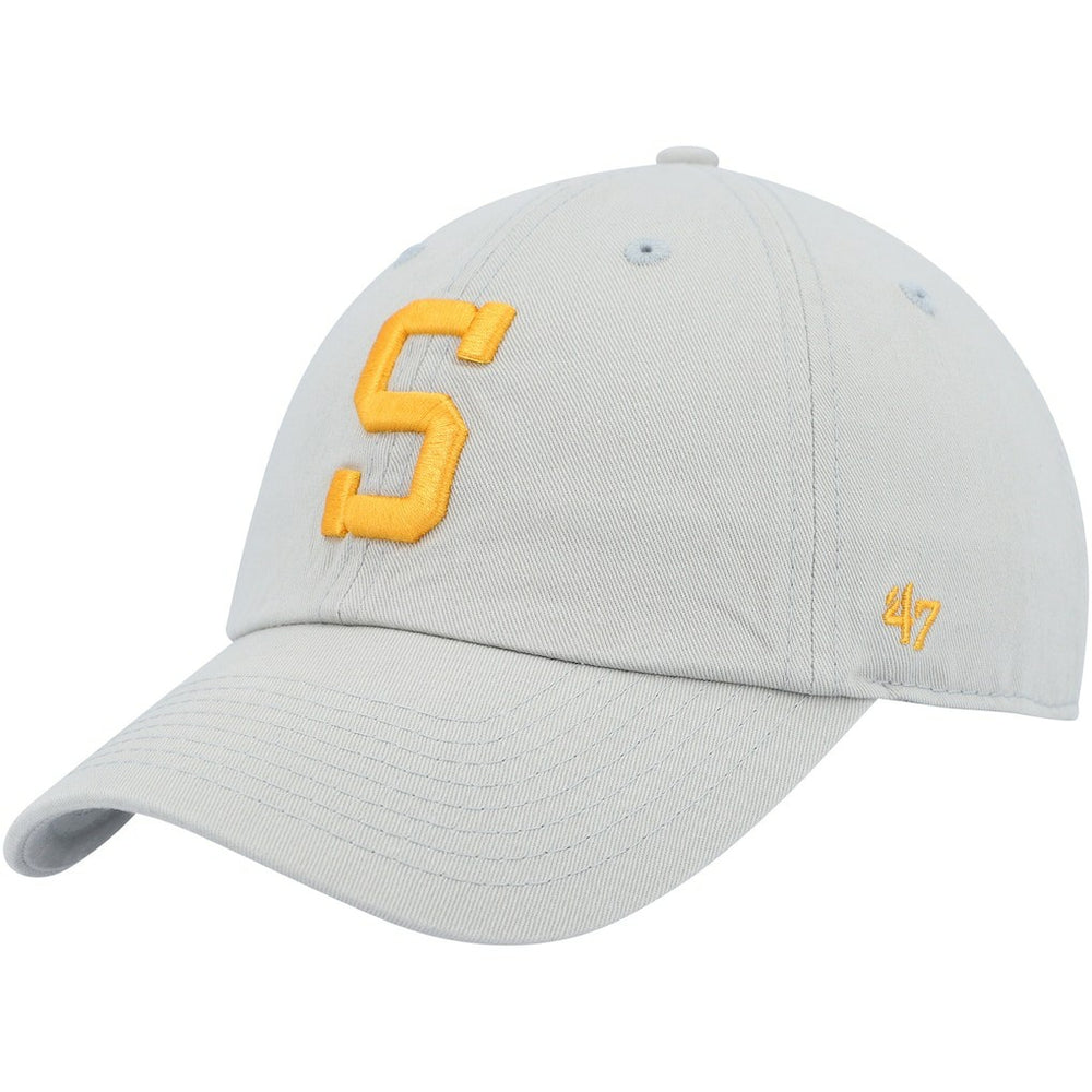 Pittsburgh Steelers '47 Clean Up Adjustable Hat Gray - 47 brand