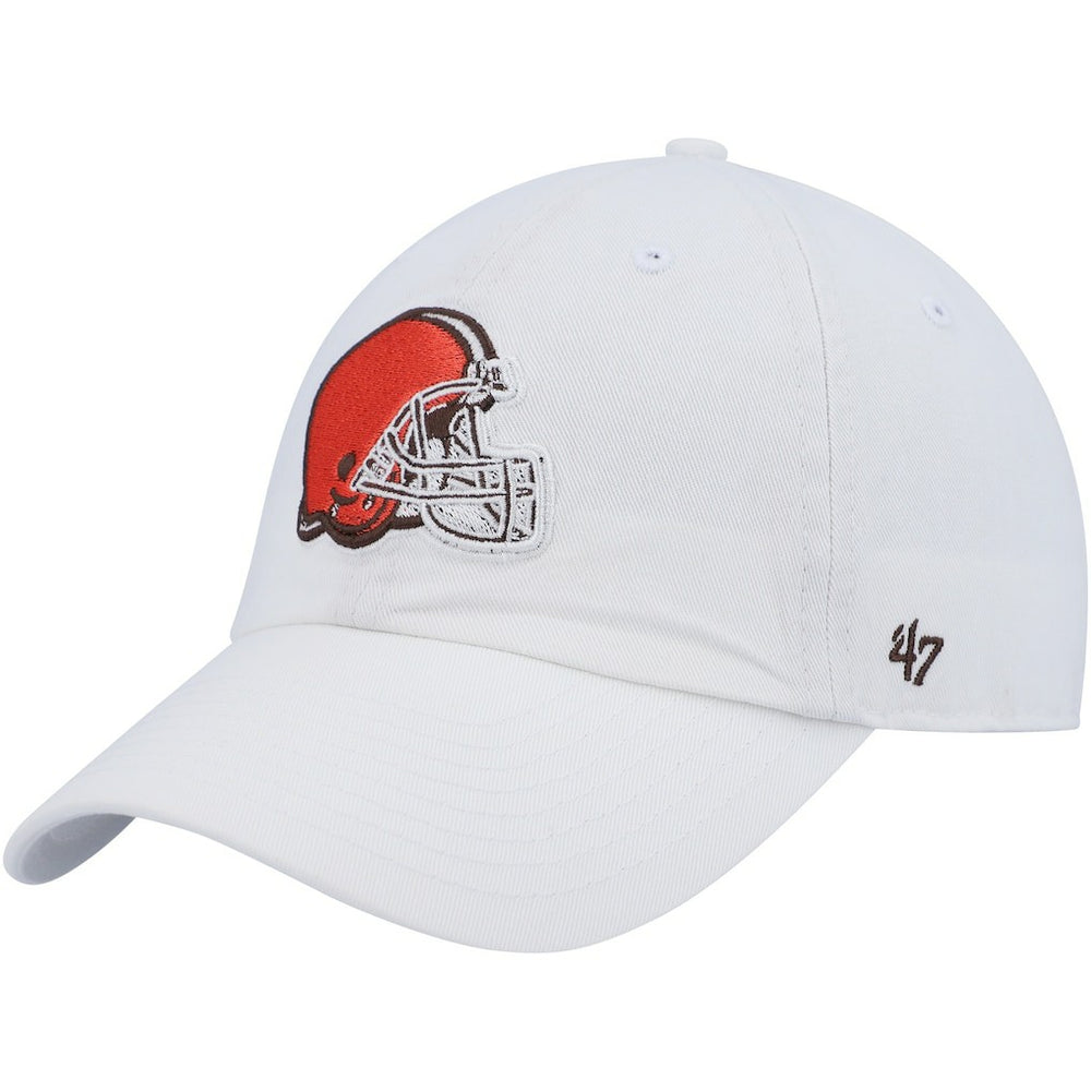 Cleveland Browns '47 Women's Clean Up Adjustable Hat White - 47 brand