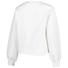 NBA - Chicago Bulls Lusso Women's Lola Ball and Chain Pullover Sweatshirt - White