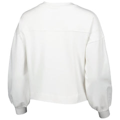 NBA - Golden State Warriors Lusso Women's Lola Ball and Chain Pullover Sweatshirt - White