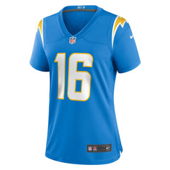 JK Scott Los Angeles Chargers Women's Game Jersey Powder Blue - Nike