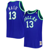 Mitchell & Ness - Steve Nash Dallas Mavericks Big & Tall Hardwood Classics 1998/99 Swingman Jersey - Blue