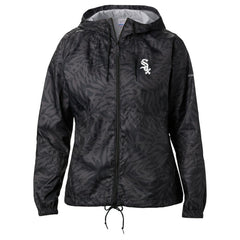 Chicago White Sox Columbia Women's Team Flash Forward Full-Zip Windbreaker Jacket On Sale