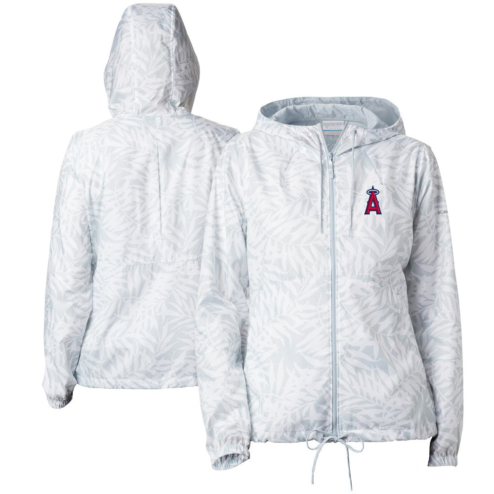 Los Angeles Angels Columbia Women's Flash Forward Full-Zip Windbreaker Jacket discount