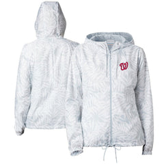 Washington Nationals Columbia Women's Flash Forward Full-Zip Windbreaker Jacket discount