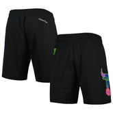 Mitchell & Ness - Chicago Bulls Hardwood Classics Color Bomb Energy Shorts - Black