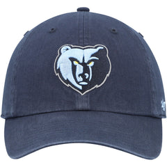 47 brand - Memphis Grizzlies '47 Core Logo Clean Up Adjustable Hat - Navy