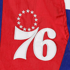NBA - Philadelphia 76ers Starter Body Check Raglan Hoodie Half-Zip Jacket - Royal