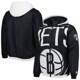 NBA - Brooklyn Nets Starter The Triple Double Full-Zip Hoodie Jacket - Black