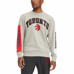 NBA - Toronto Raptors Tommy Jeans James Patch Pullover Sweatshirt - Gray