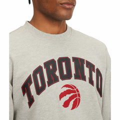 NBA - Toronto Raptors Tommy Jeans James Patch Pullover Sweatshirt - Gray