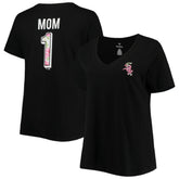 Chicago White Sox Women's Plus Size #1 Mom 2-Hit V-Neck T-Shirt discount
