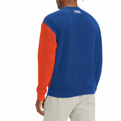 NBA - New York Knicks Tommy Jeans Keith Split Pullover Sweatshirt - Royal/Orange
