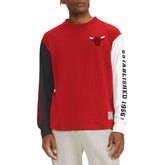 NBA - Chicago Bulls Tommy Jeans Richie Color Block Long Sleeve T-Shirt - Red