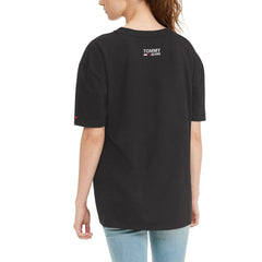 NBA - Chicago Bulls Tommy Jeans Women's Ashley V-Neck T-Shirt - Black