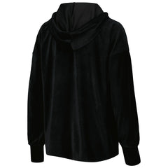 NBA - New York Knicks Touch Women's End Line Velour Pullover Hoodie - Black