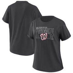 Washington Nationals WEAR by Erin Andrews Women's Oversized Boyfriend T-Shirt On Sale
