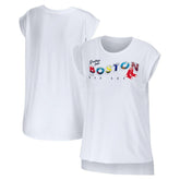 Boston Red Sox WEAR by Erin Andrews Women's Greetings From T-Shirt Online