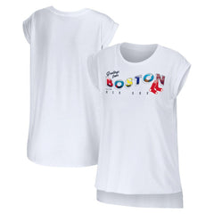 Boston Red Sox WEAR by Erin Andrews Women's Greetings From T-Shirt Online