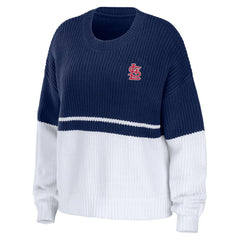 St. Louis Cardinals WEAR by Erin Andrews Women's Chunky Pullover Sweatshirt Clearance