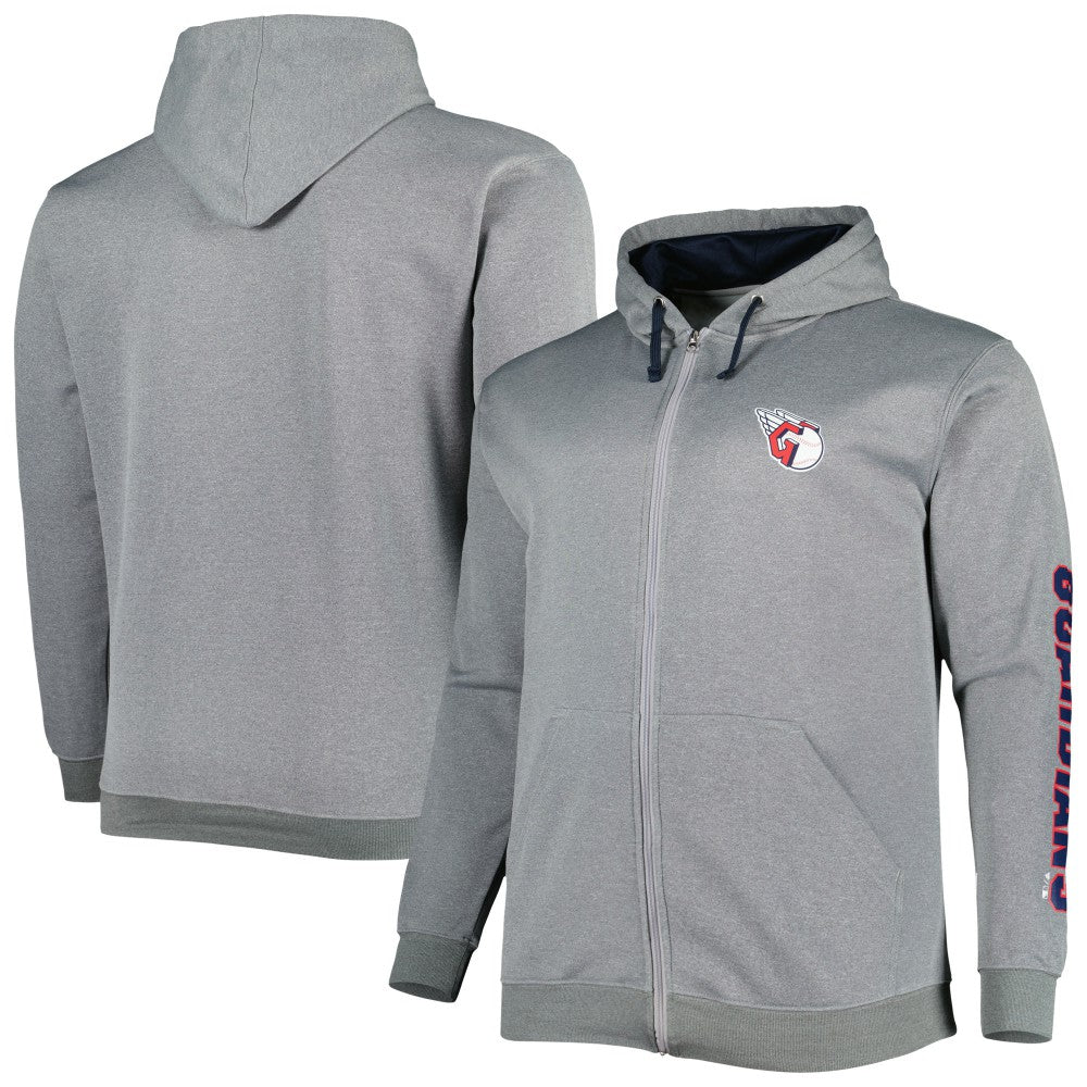 Cleveland Guardians Profile Big & Tall Pullover Hoodie Lifestyle