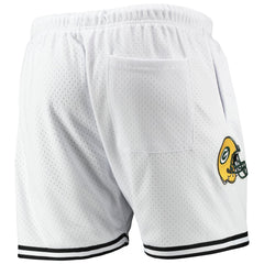 Green Bay Packers Pro Standard Mesh Shorts White/Black - NFL