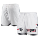 New England Patriots Pro Standard Mesh Shorts White - NFL