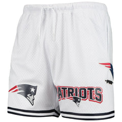 New England Patriots Pro Standard Mesh Shorts White - NFL