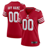 San Francisco 49ers Women's Game Custom Jersey Scarlet - Nike