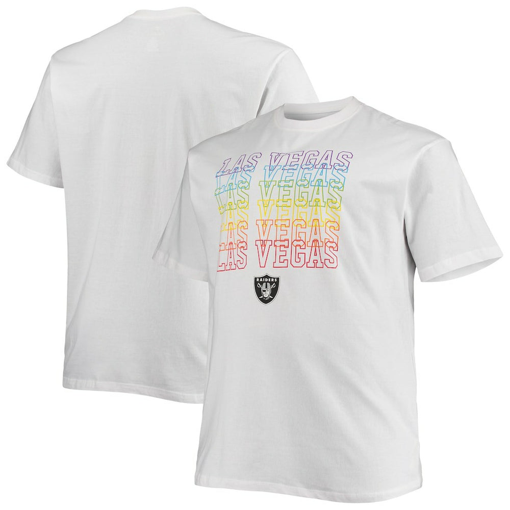 Las Vegas Raiders Big & Tall City Pride T-Shirt White - Fanatics