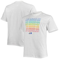 Los Angeles Rams Big & Tall City Pride T-Shirt White - Fanatics