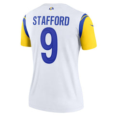 Matthew Stafford Los Angeles Rams Women's Alternate Legend Player Performance Top White - Nike