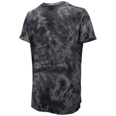 Pittsburgh Penguins Majestic Threads Women's Boyfriend Tie-Dye Tri-Blend T-Shirt Black