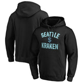 Seattle Kraken Fanatics Big & Tall Victory Arch Pullover Hoodie Black