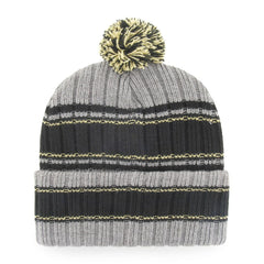 New Orleans Saints '47 Rexford Cuffed Knit Hat with Pom Graphite/Black - 47 brand