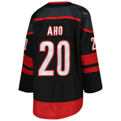 Sebastian Aho Carolina Hurricanes - Youth Home Premier Player Jersey Black
