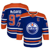 Connor McDavid Edmonton Oilers - Youth Home Premier Player Jersey Royal