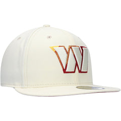 Washington Commanders New Era Chrome Color Dim 59FIFTY Fitted Hat Cream - NFL