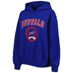 Buffalo Bills Tommy Hilfiger Women's Becca Drop Shoulder Pullover Hoodie Royal - NFL