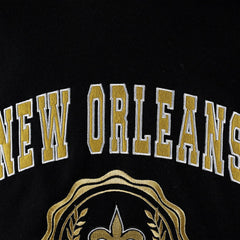 New Orleans Saints Tommy Hilfiger Women's Becca Drop Shoulder Pullover Hoodie Black - NFL