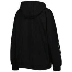 Pittsburgh Steelers Tommy Hilfiger Women's Becca Drop Shoulder Pullover Hoodie Black - NFL