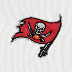 Tampa Bay Buccaneers DKNY Sport Women's Bobbi Color Blocked Pullover Hoodie White/Red - NFL