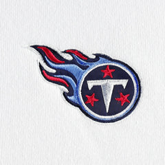 Tennessee Titans DKNY Sport Women's Bobbi Color Blocked Pullover Hoodie White/Navy - NFL