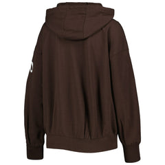 Cleveland Browns MSX by Michael Strahan Women's Emerson Lightweight Full-Zip Hoodie Brown - NFL
