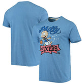 NBA - Philadelphia 76ers Homage NBA x Rugrats Tri-Blend T-Shirt - Royal