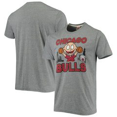 NBA - Chicago Bulls Homage NBA x Rugrats Tri-Blend T-Shirt - Heathered Gray