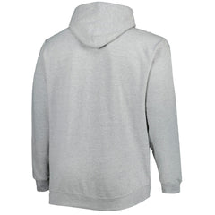 NBA - Milwaukee Bucks Big & Tall Heart & Soul Pullover Hoodie - Heathered Gray