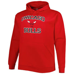 NBA - Chicago Bulls Big & Tall Heart & Soul Pullover Hoodie - Red