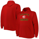 NBA - Atlanta Hawks Big & Tall Heart & Soul Pullover Hoodie - Red