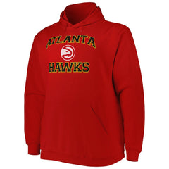 NBA - Atlanta Hawks Big & Tall Heart & Soul Pullover Hoodie - Red